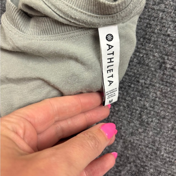 ATHLETA Women’s Cloudlight Restore Tank Top Grey/Green size: Medium - Picture 3 of 7